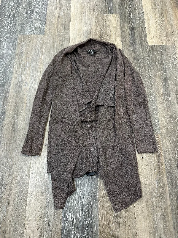 Sweater Cardigan By Barefoot Dreams In Brown, Size: S