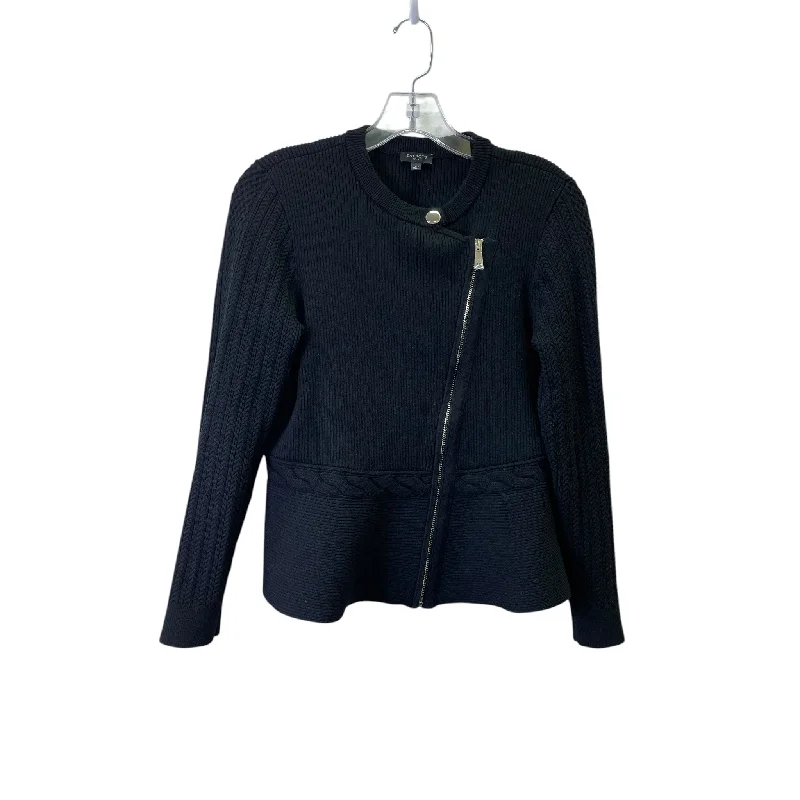 Sweater Cardigan By Talbots In Black, Size:Lp