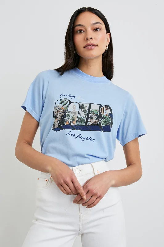 BOYFRIEND T-SHIRT - RAILS LOS ANGELES BLUE