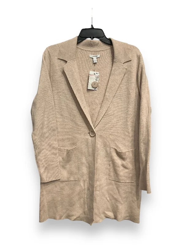 Cardigan By Nine West Apparel In Cream, Size: S