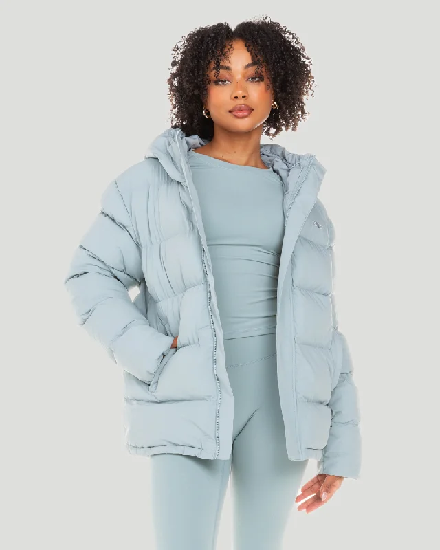 Unisex Puffer Jacket - Sea Foam