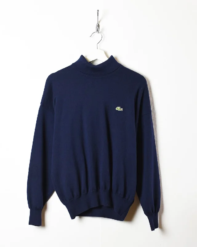 Chemise Lacoste Turtle Neck Lambswool Knitted Sweatshirt - Small