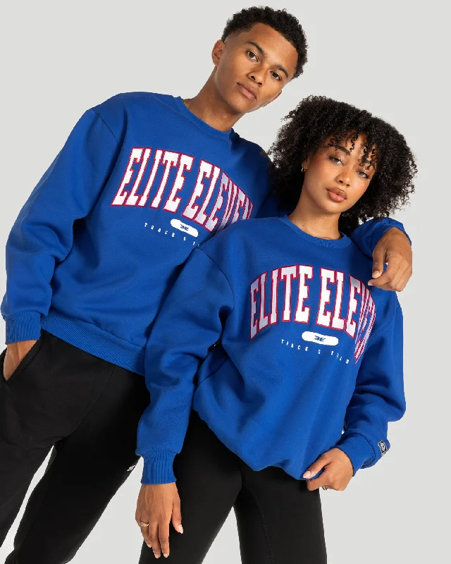 Track & Field Crewneck - Royal Blue