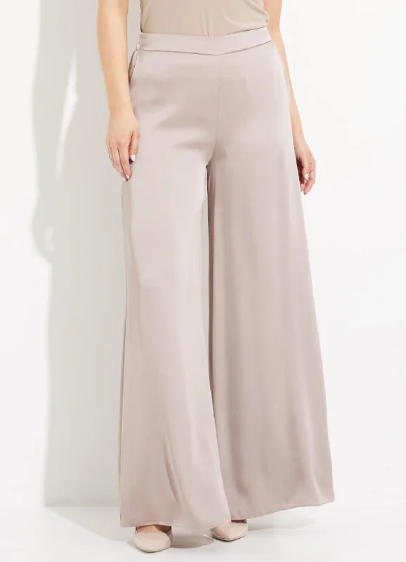 Joseph Ribkoff Wide Leg Satin Pants