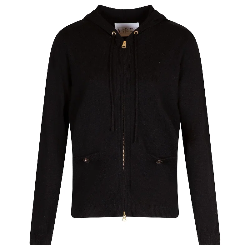 Womens Enza Hoodie Black - AW24