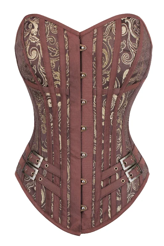 Gianluca Steampunk Overbust Corset With Buckle