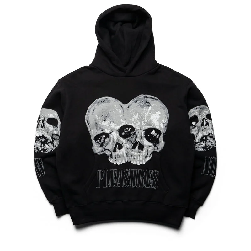 Pleasures Double Skull Hoodie - Black