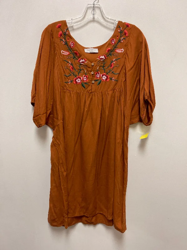 Dress Casual Short By Hayden La In Orange, Size: M