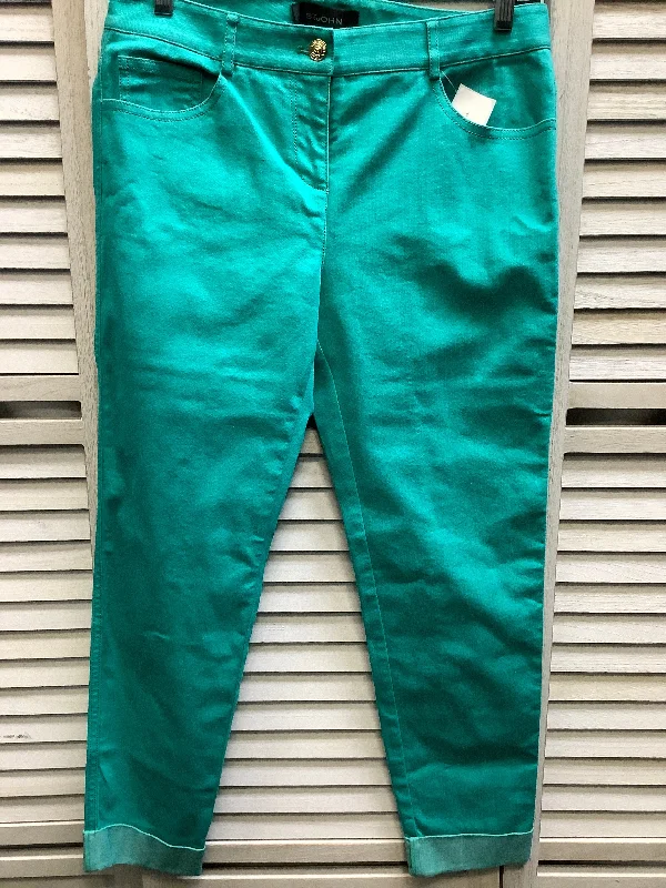 Teal Jeans Skinny St. John, Size 4