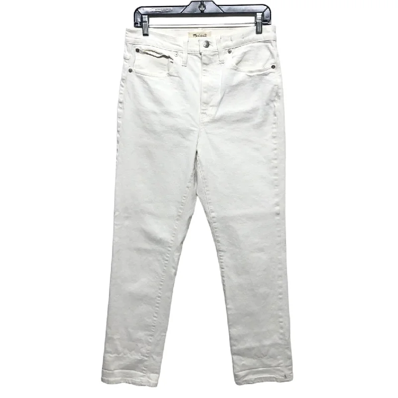 White Denim Jeans Boyfriend Madewell, Size 4