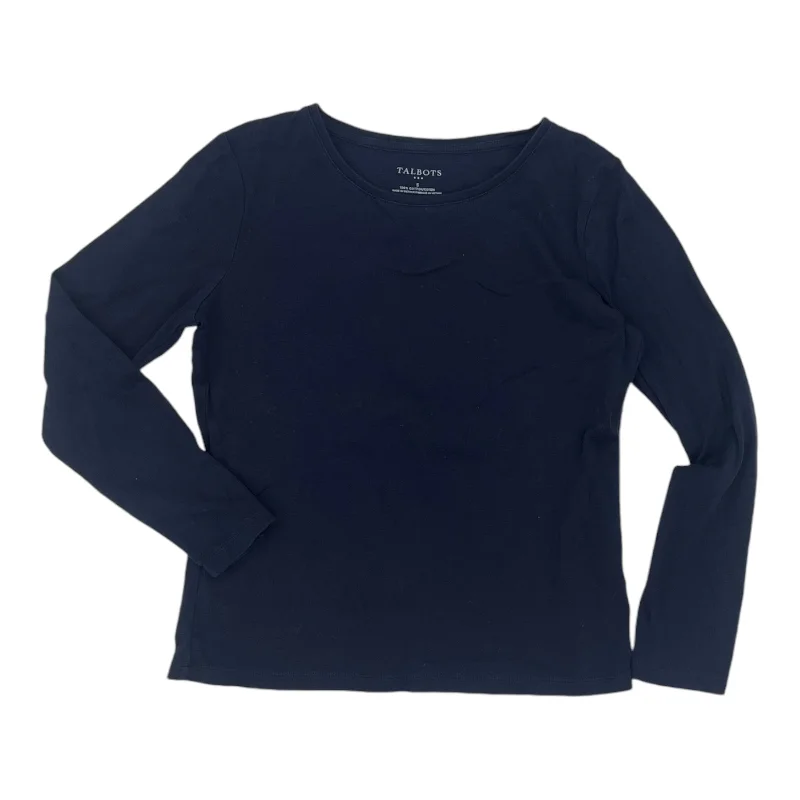 Top Ls Basic By Talbots In Navy, Size:S