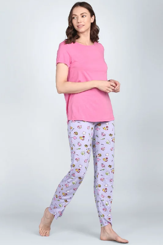 Hearty Pink Pajama Set